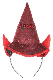 CAPPELLINO CON CERCHIETTO DIAVOLO DI HALLOWEEN